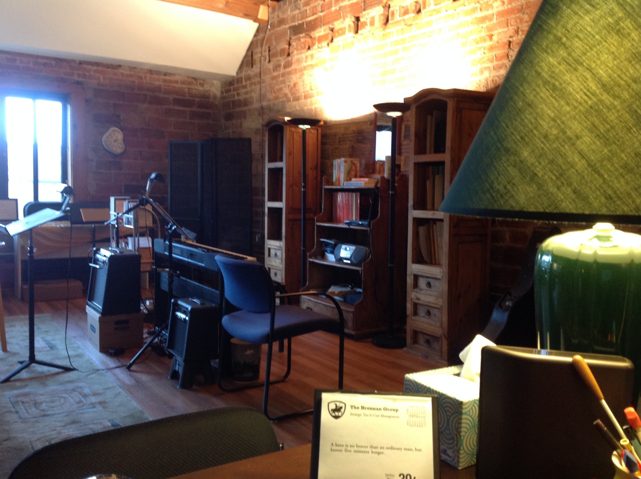 Recording studio interior for Garrett Liam States Vocal and Acting Studio